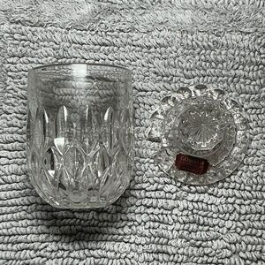 Vintage Gorham Crystal Jam/Honey Jar w/ Spoon Notch-Made in West Germany